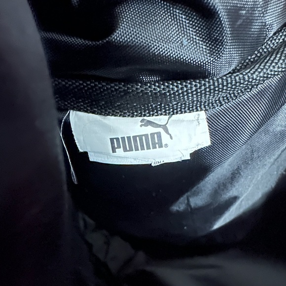 PUMA Full-Size Backpack TONS of Storage Laptop Cell Tablet Black White Gray - Picture 14 of 15